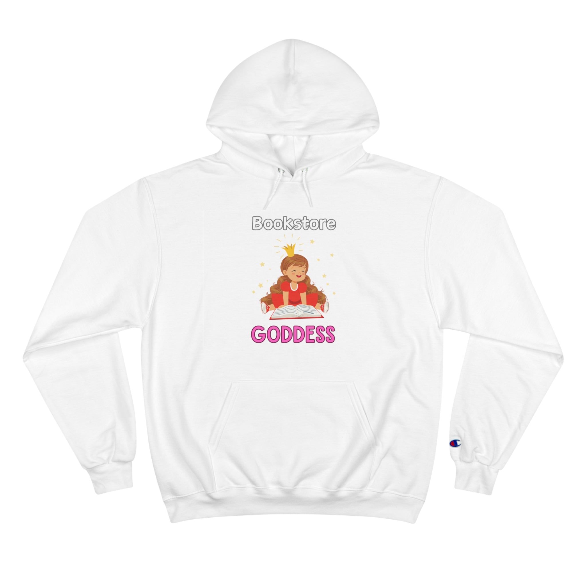 Bookstore Goddess Book Girl Champion Hoodie