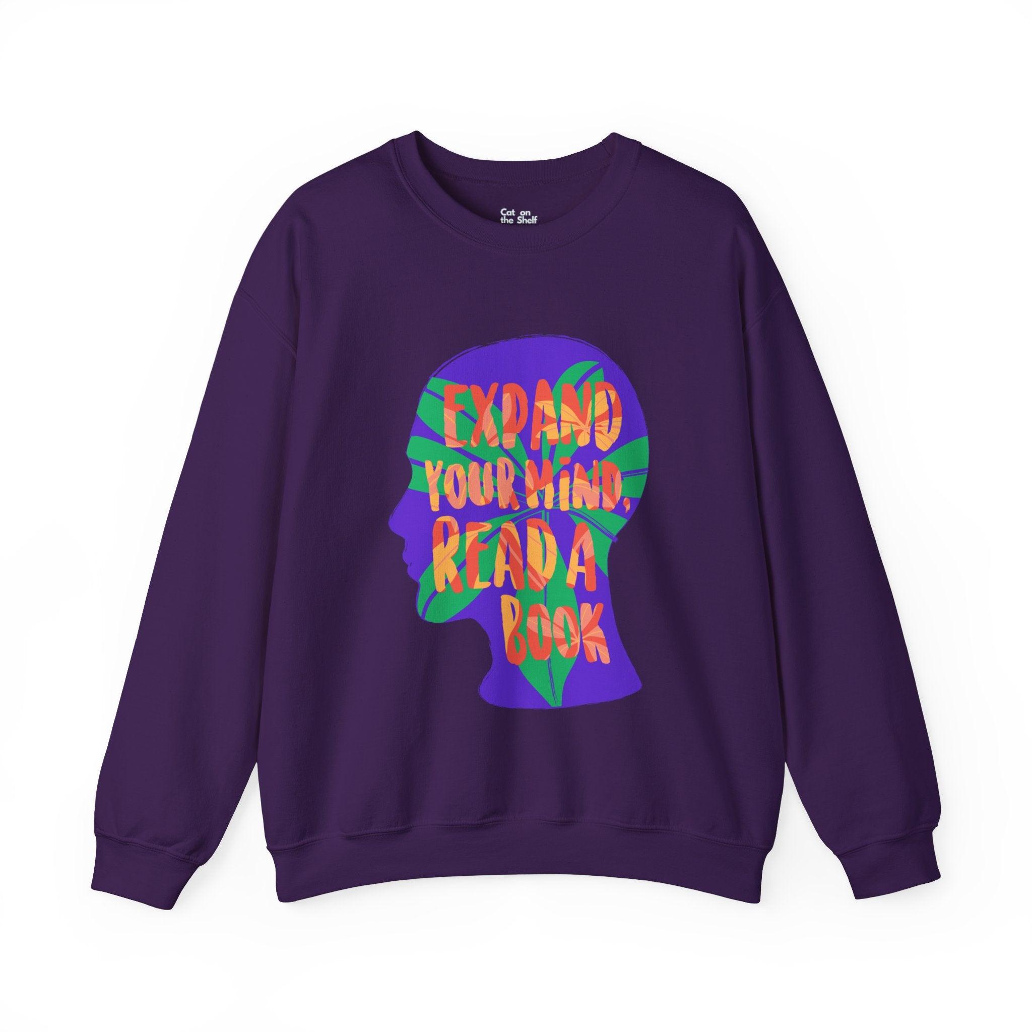 Expand Your Mind Read A Book Unisex Heavy Blend™ Crewneck Sweatshirt