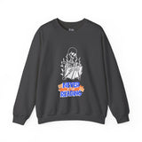 Never Stop Reading Skeleton with Book Unisex Heavy Blend™ Crewneck Sweatshirt