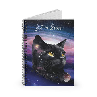 Lost In Space Milky Way Cat Small Spiral Notebook