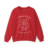 A Book A Day Keeps Reality Away Butterflies Unisex Heavy Blend™ Crewneck Sweatshirt