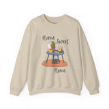 Home Sweet Home Cats & Books Unisex Heavy Blend™ Crewneck Sweatshirt