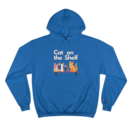 Cat on the Shelf Logo Hoodie