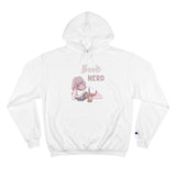 Book Nerd Pink Anime Girl Champion Hoodie