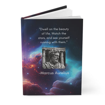 Marcus Aurelius Stoic Quote Hardcover Journal