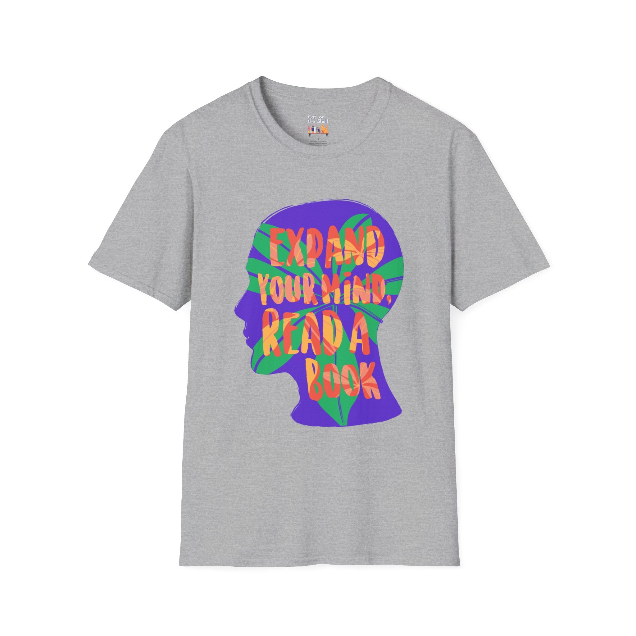 Expand Your Mind Read A Book Unisex Softstyle T-Shirt