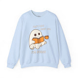 Can't Talk I'm Busy Cute Halloween Ghost Unisex Heavy Blend™ Crewneck Sweatshirt