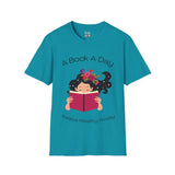 A Book A Day Keeps Reality Away Dreamy Girl Unisex Softstyle T-Shirt