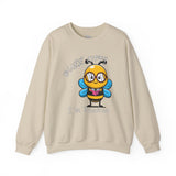 Buzz Off I'm Reading Bumblebee Unisex Heavy Blend™ Crewneck Sweatshirt