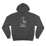 I Love Books Halloween Ghost Champion Hoodie