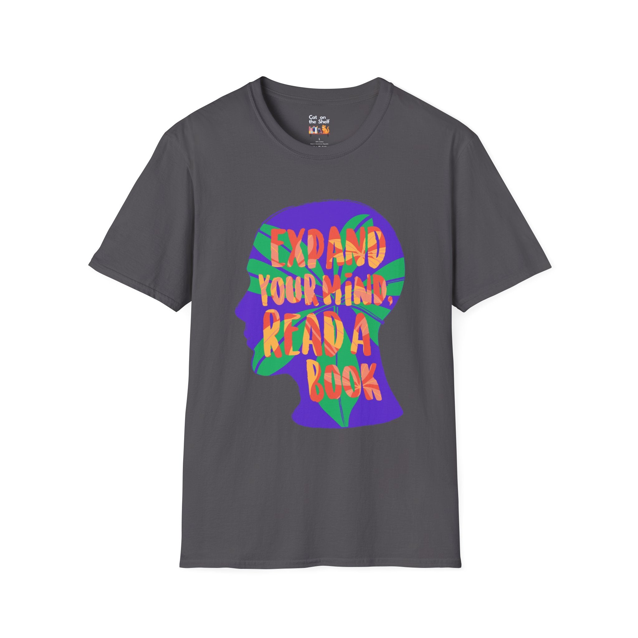 Expand Your Mind Read A Book Unisex Softstyle T-Shirt