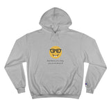 Yes I'm A Book Nerd Funny Emoji Champion Hoodie