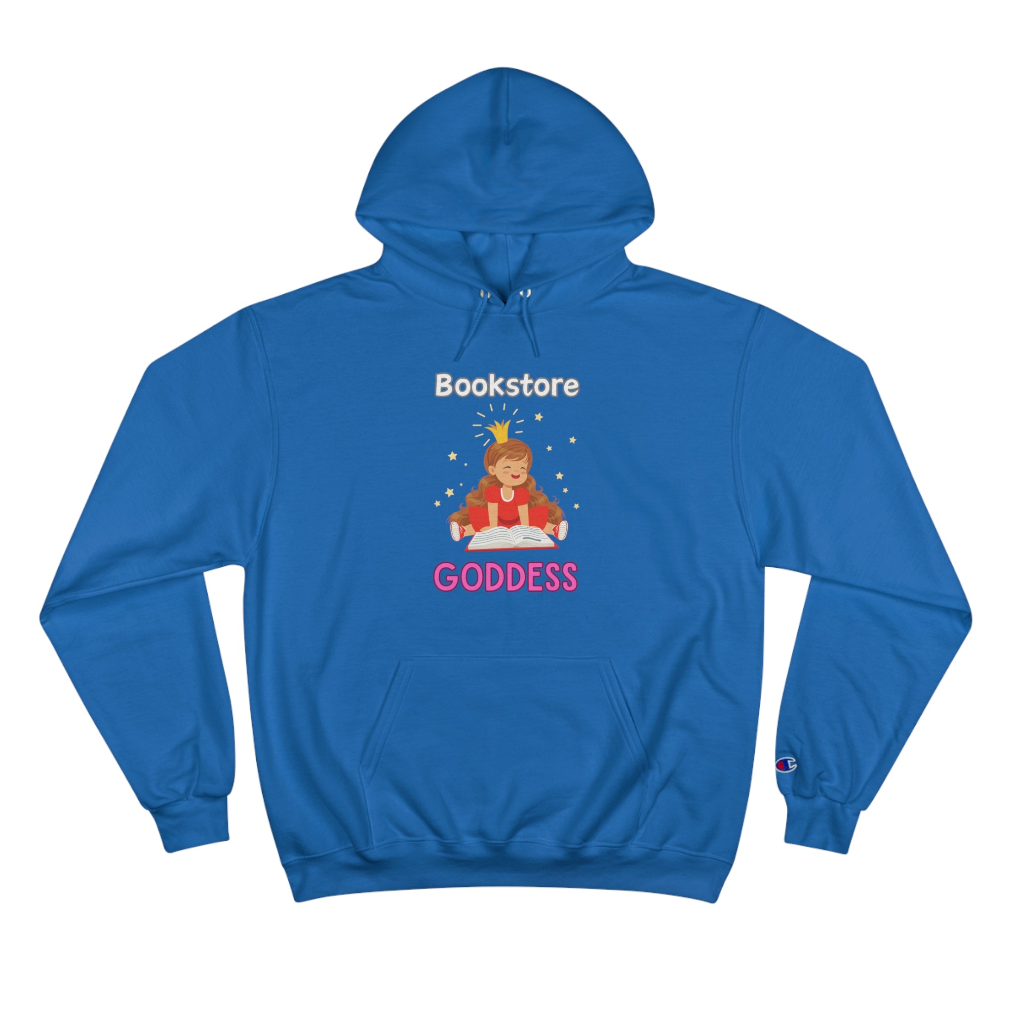 Bookstore Goddess Book Girl Champion Hoodie