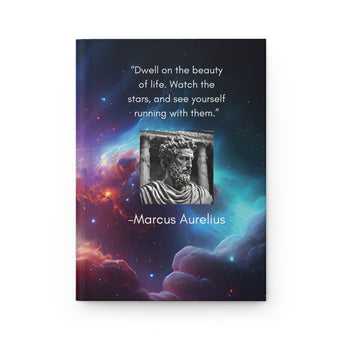 Marcus Aurelius Stoic Quote Hardcover Journal