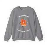 I'm So Excited I Can't Control My Shelf Martini Unisex Heavy Blend™ Crewneck Sweatshirt