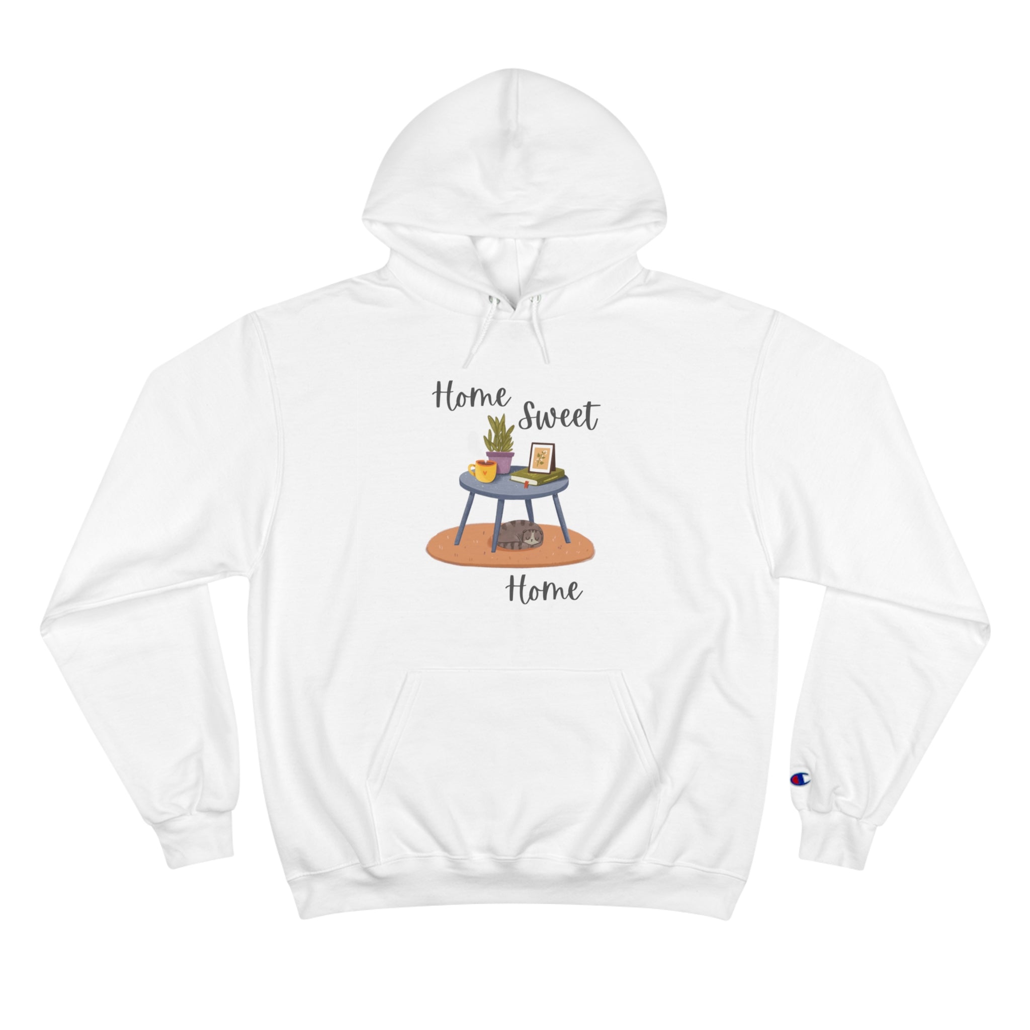 Home Sweet Home Cats & Books Champion Hoodie