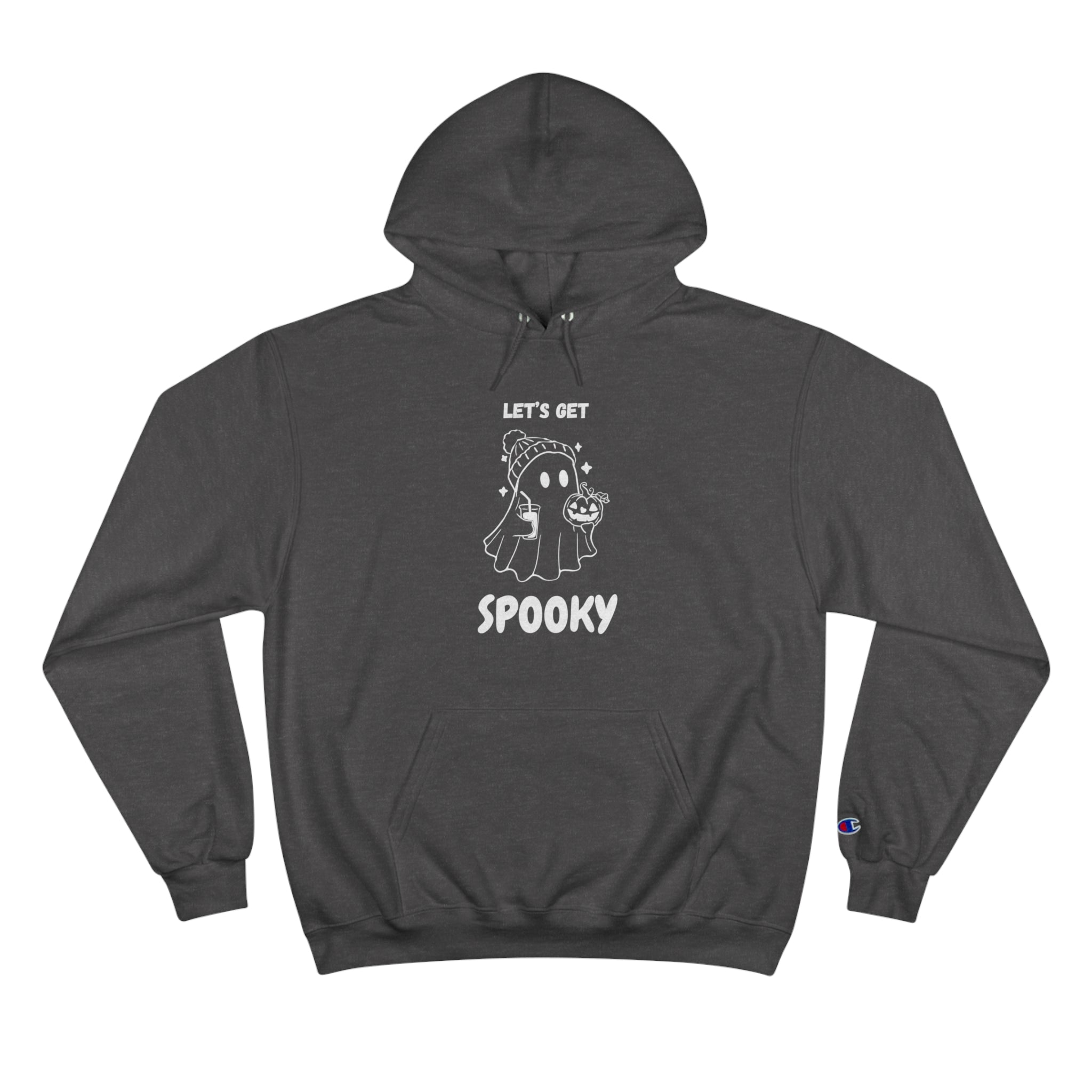 Let's Get Spooky Halloween Ghost Champion Hoodie