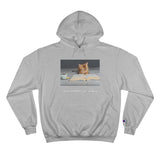 Just Another Cat-urday Cat Reading Book Champion Hoodie