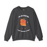 I'm So Excited I Can't Control My Shelf Martini Unisex Heavy Blend™ Crewneck Sweatshirt