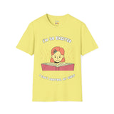 I'm So Excited I Can't Control My Shelf Reading Girl Unisex Softstyle T-Shirt