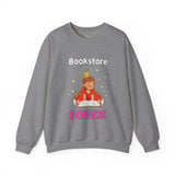 Bookstore Goddess Book Girl Unisex Heavy Blend™ Crewneck Sweatshirt