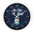 It's Time to Read Owl Reading Book Night Sky Wall Clock