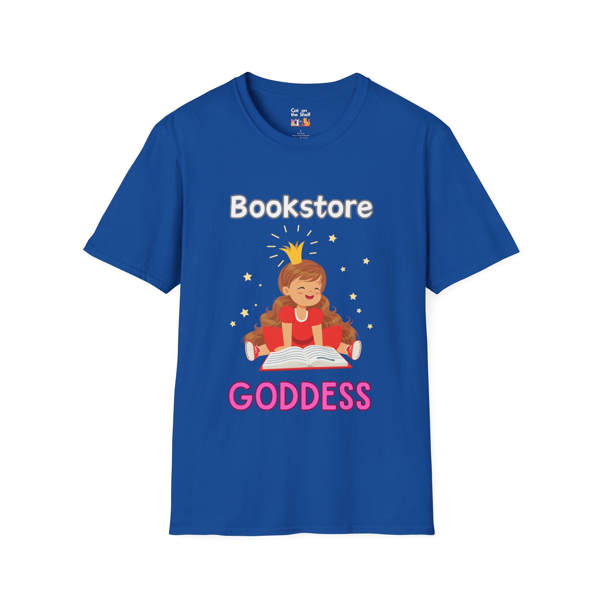 Bookstore Goddess Book Girl Unisex Softstyle T-Shirt