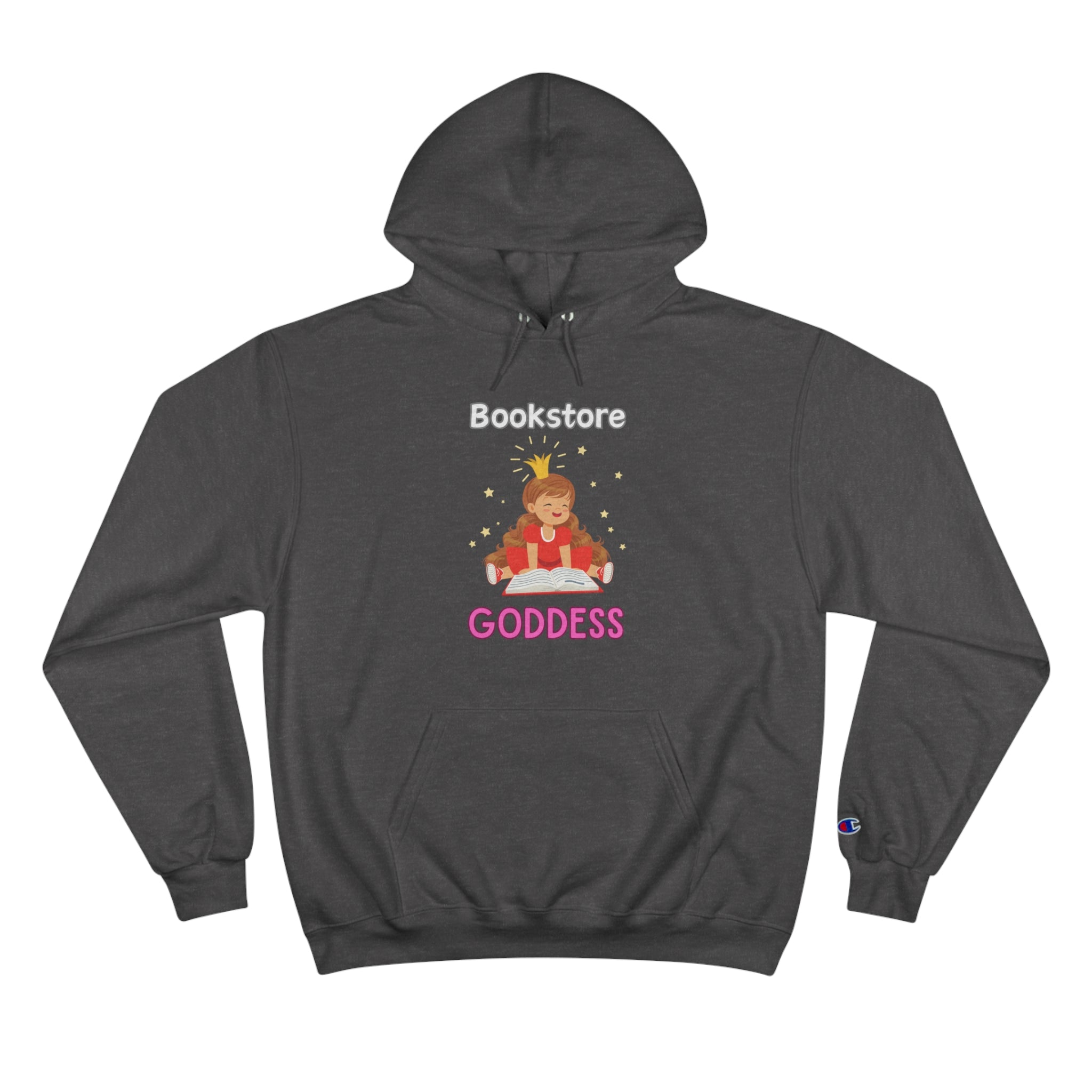 Bookstore Goddess Book Girl Champion Hoodie