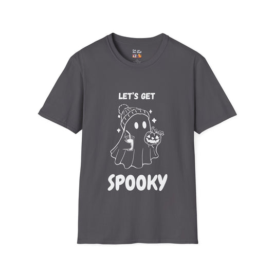 Let's Get Spooky Halloween Ghost Unisex Softstyle T-Shirt