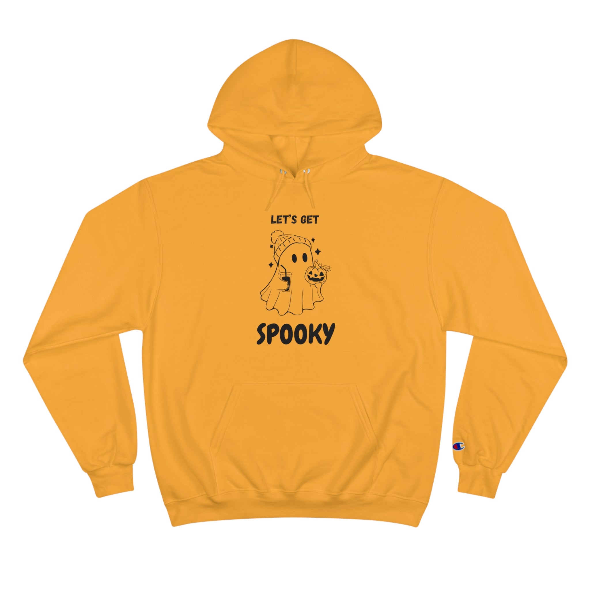 Let's Get Spooky Halloween Ghost Champion Hoodie