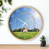 Always a Purrfect Time to Read Reading Cat Wall Clock