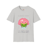 Blessed With A Brain Big Brain Unisex Softstyle T-Shirt