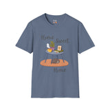 Home Sweet Home Cats & Books Unisex Softstyle T-Shirt