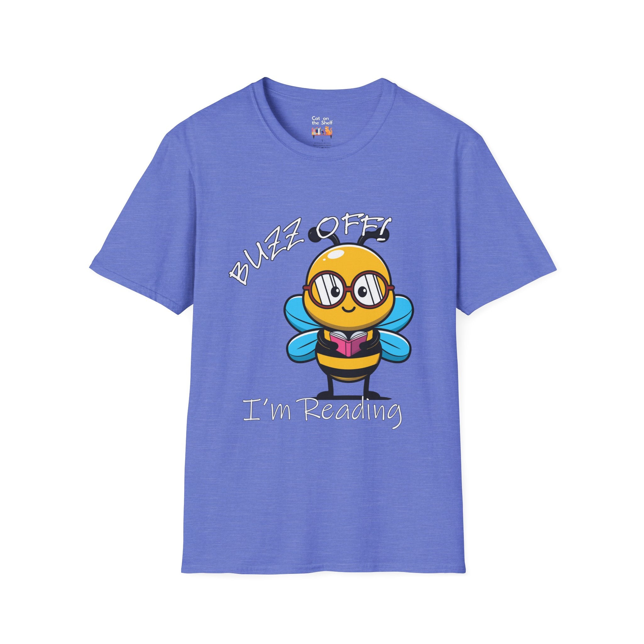 Buzz Off I'm Reading Bumblebee Unisex Softstyle T-Shirt