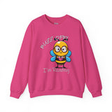 Buzz Off I'm Reading Bumblebee Unisex Heavy Blend™ Crewneck Sweatshirt