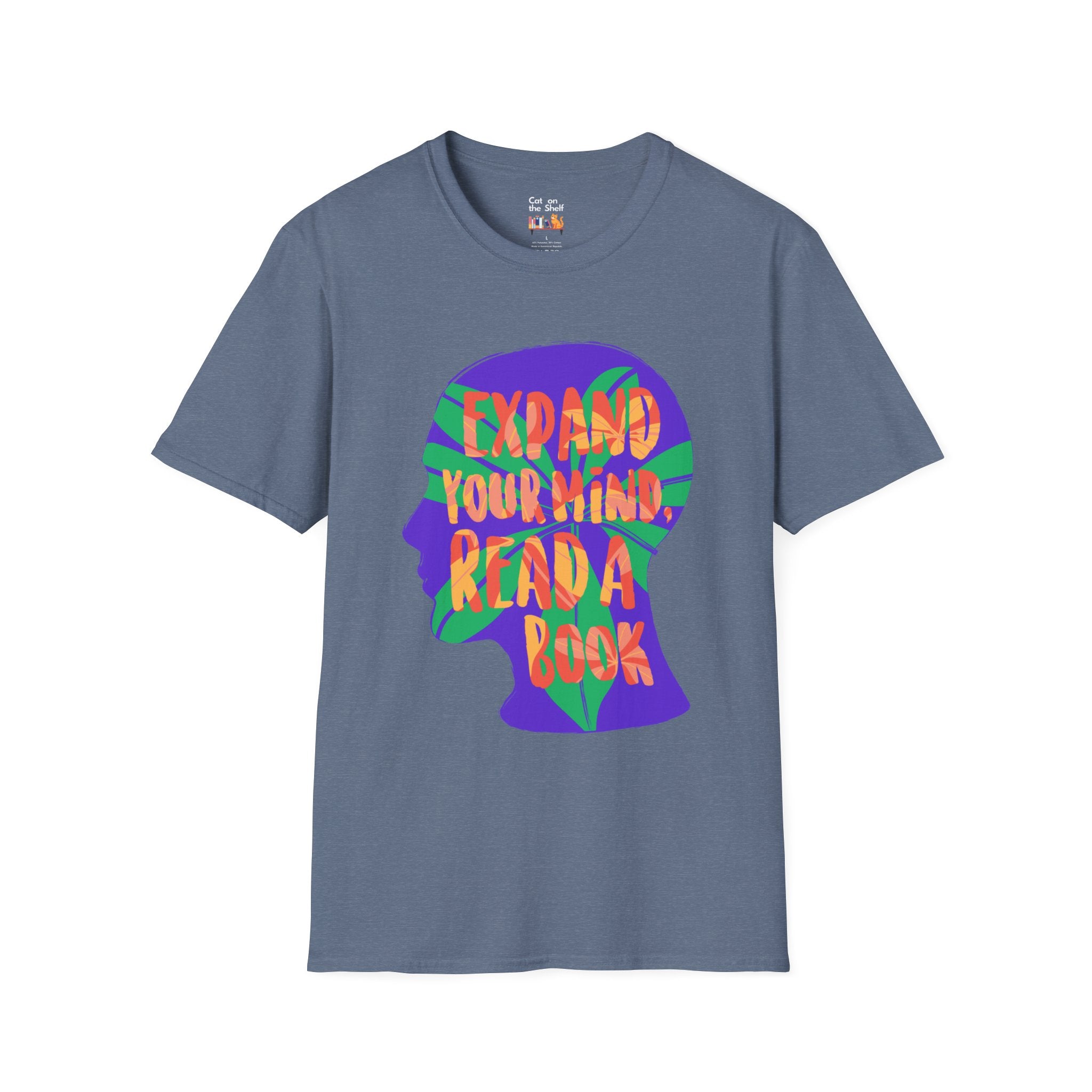 Expand Your Mind Read A Book Unisex Softstyle T-Shirt