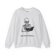 One More Chapter Reading Skeleton with Book Unisex Heavy Blend™ Crewneck Sweatshirt