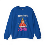 Bookstore Goddess Book Girl Unisex Heavy Blend™ Crewneck Sweatshirt