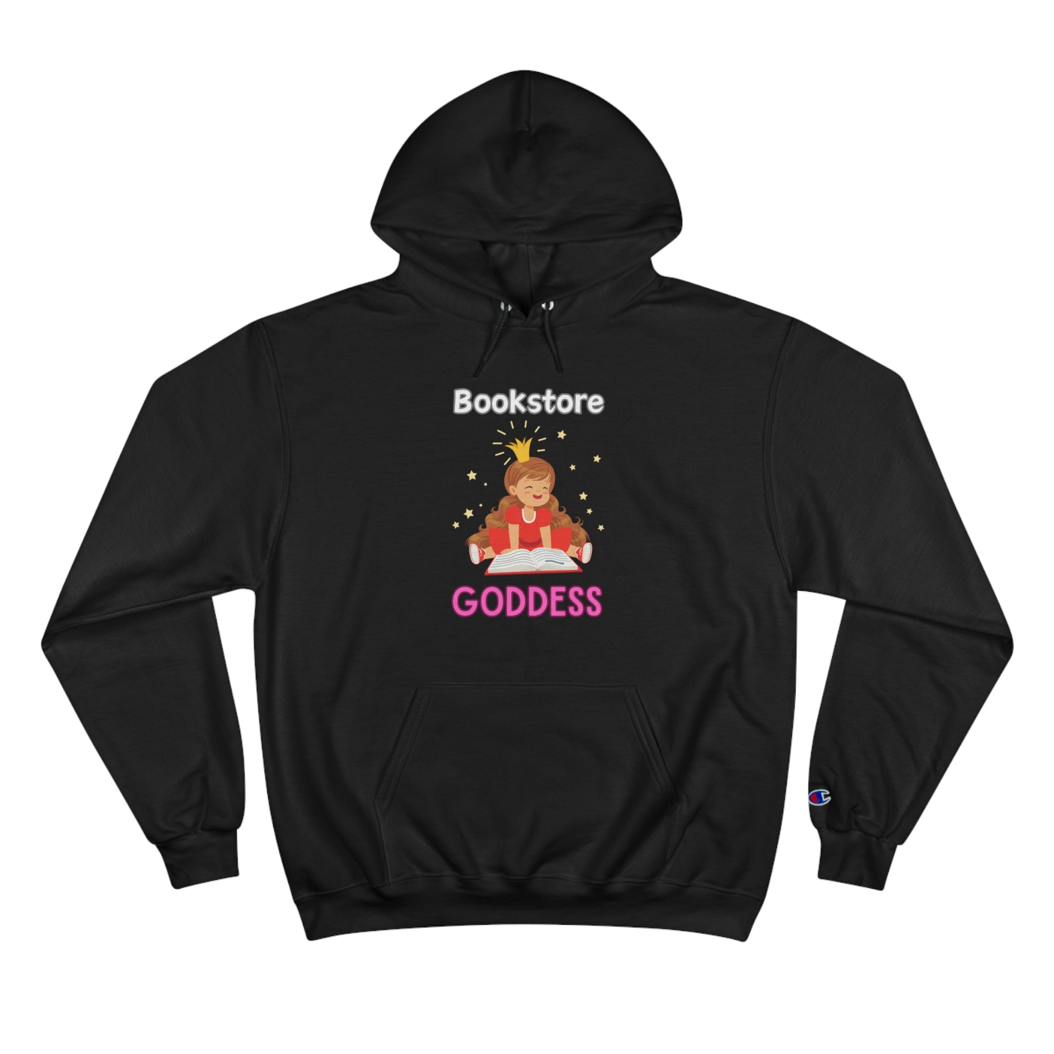 Bookstore Goddess Book Girl Champion Hoodie