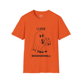 I Love Books Halloween Ghost Unisex Softstyle T-Shirt