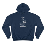 I Love Books Halloween Ghost Champion Hoodie