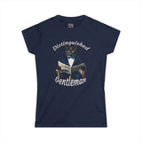 Distinguished Gentleman Cat With Bowtie Women's Soft Tee