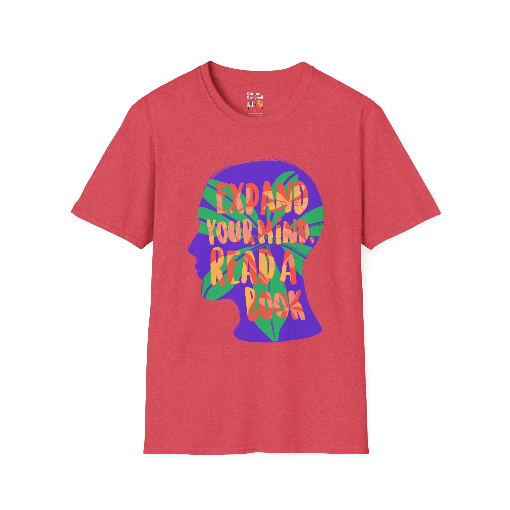 Expand Your Mind Read A Book Unisex Softstyle T-Shirt