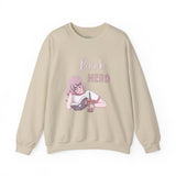 Book Nerd Pink Anime Girl Unisex Heavy Blend™ Crewneck Sweatshirt