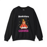 Bookstore Goddess Book Girl Unisex Heavy Blend™ Crewneck Sweatshirt