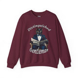 Distinguished Gentleman Cat With Bowtie Unisex Heavy Blend™ Crewneck Sweatshirt