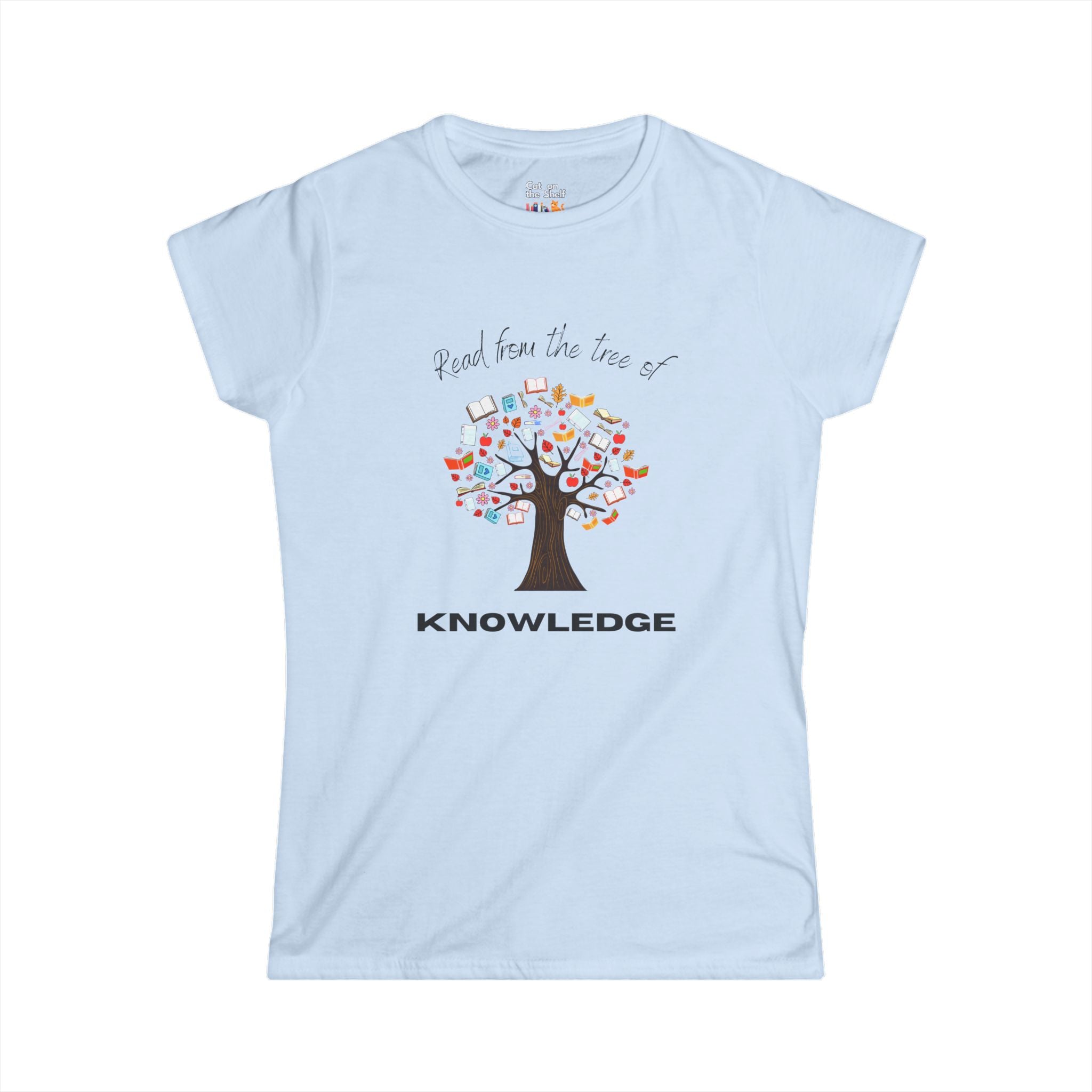 Read From the Tree of Knowledge Ghost Women's Soft Tee