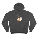 Book Nerd Cute Halloween Ghost Champion Hoodie