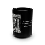 Marcus Aurelius "Everything We Hear..." Stoic Quote 15oz Coffee Mug