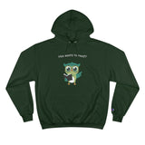 Who Hoo Wants to Read? Owl with Book Champion Hoodie